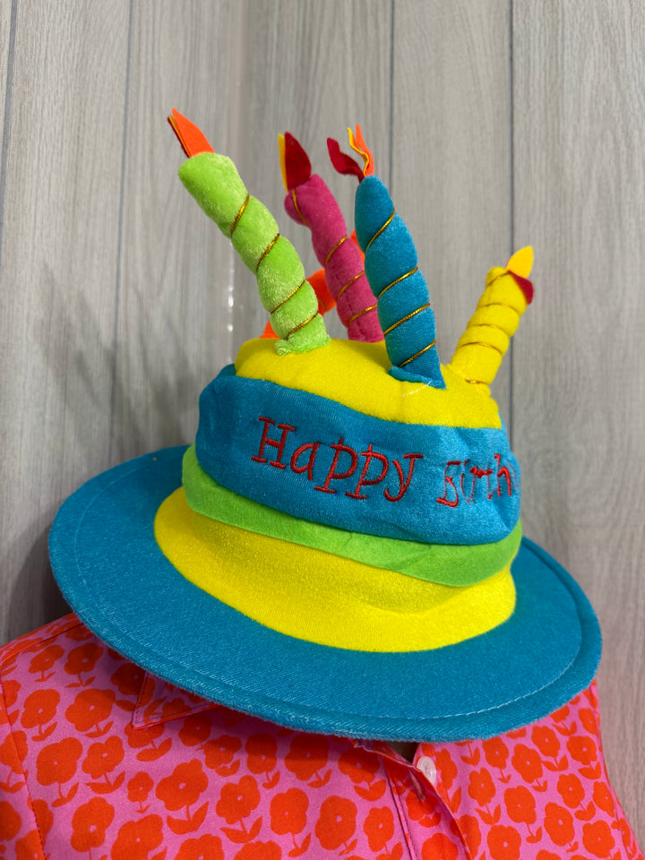 Velvet Birthday Cake Hat