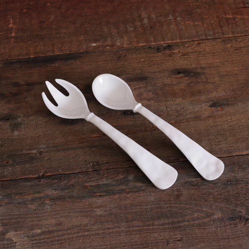 Havana White Salad Servers