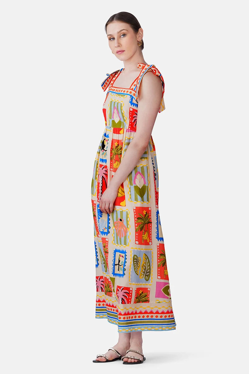 Tropic Postcard Maxi Dress