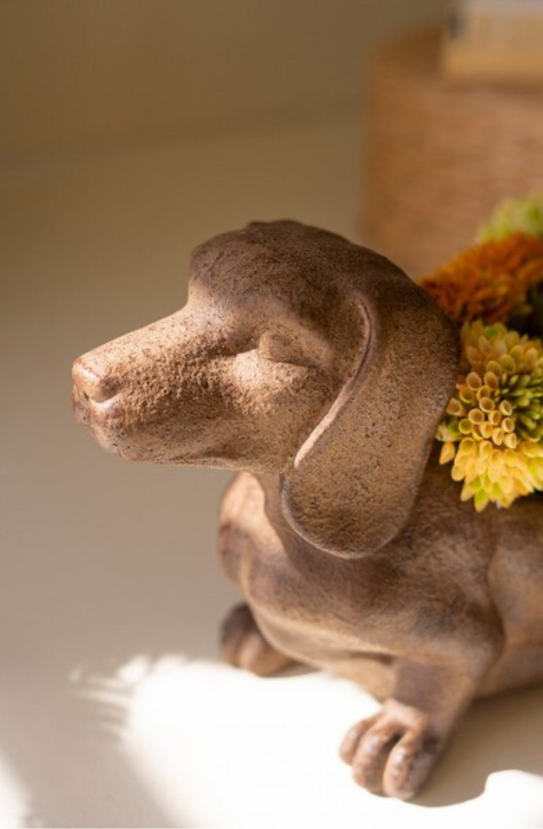 The Winston Dachshund Planter