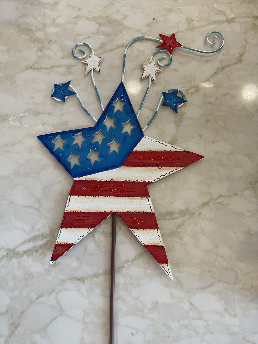 Star Flag with Shooting Stars