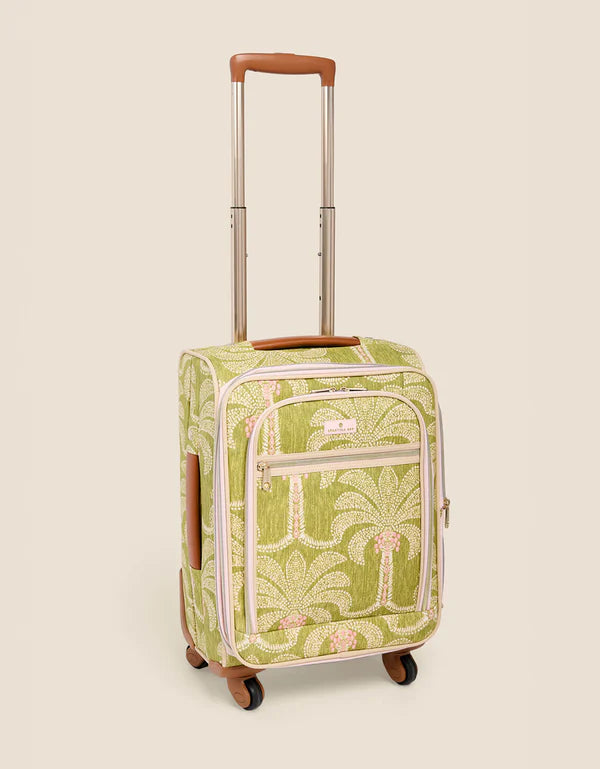 20" Expandable Rolling Suitcase Castillo Green Palms