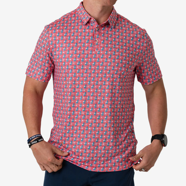 Performance Polo – Stars & Stripes
