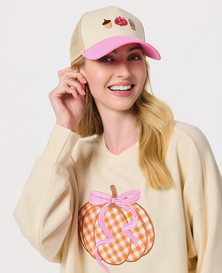 Pretty in Plaid Pumpkin Sweatshirt