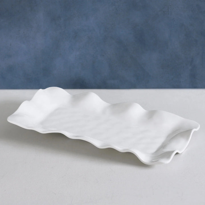 Havana Rectangle White Tray