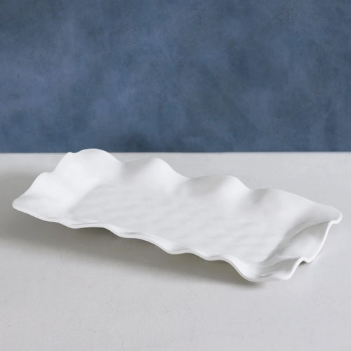Havana Rectangle White Tray