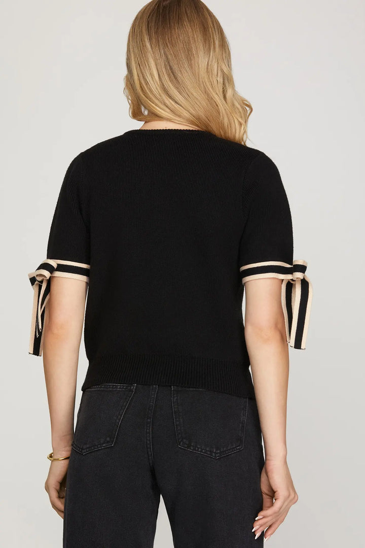 The Beau Bow Knit Top