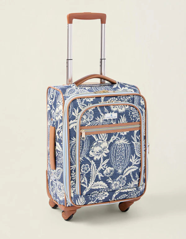 20" Expandable Rolling Suitcase Flagler Blue