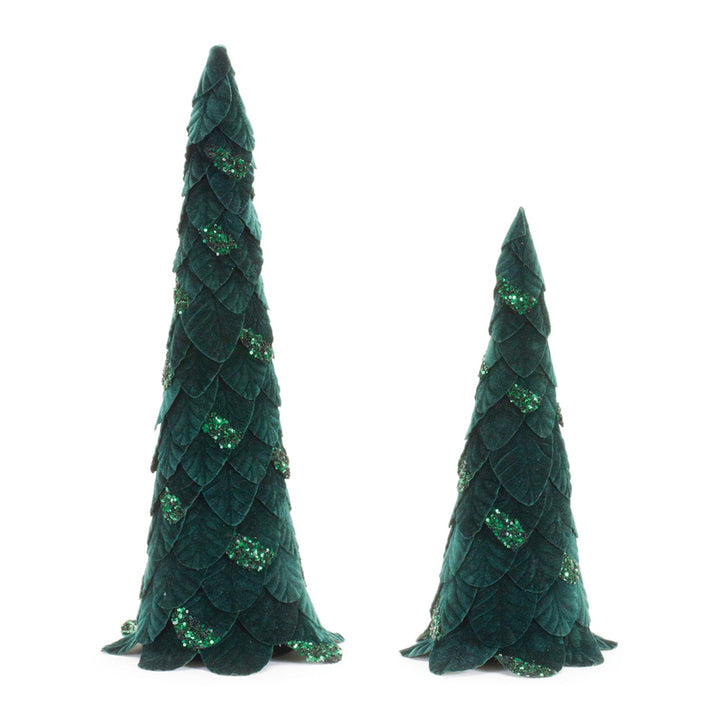 Velvet Deep Green Trees