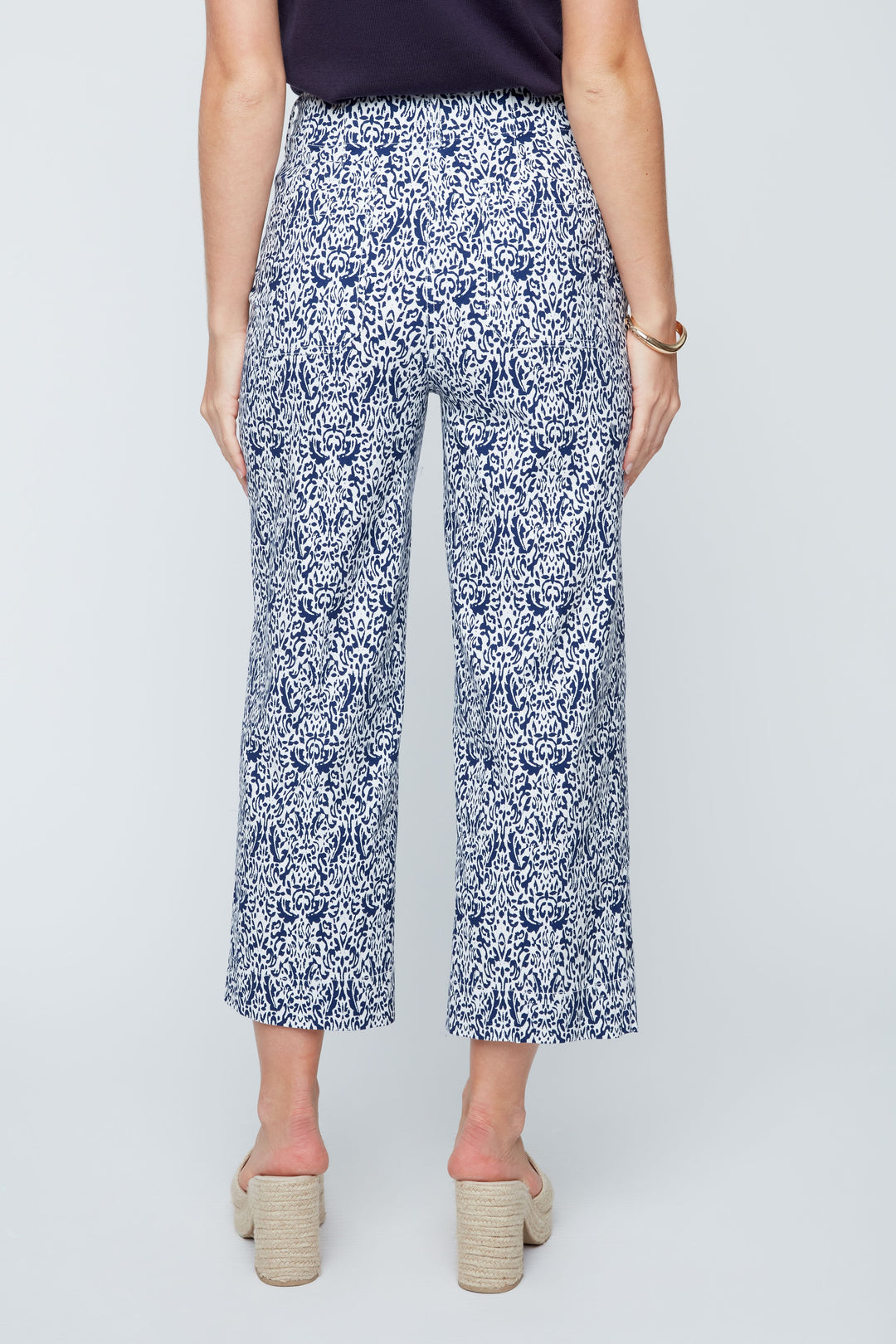 Harbor Garden Printed Crop Pant
