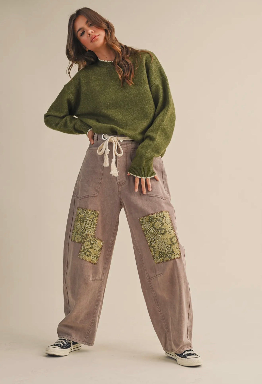 Evergreen Whisper Sweater