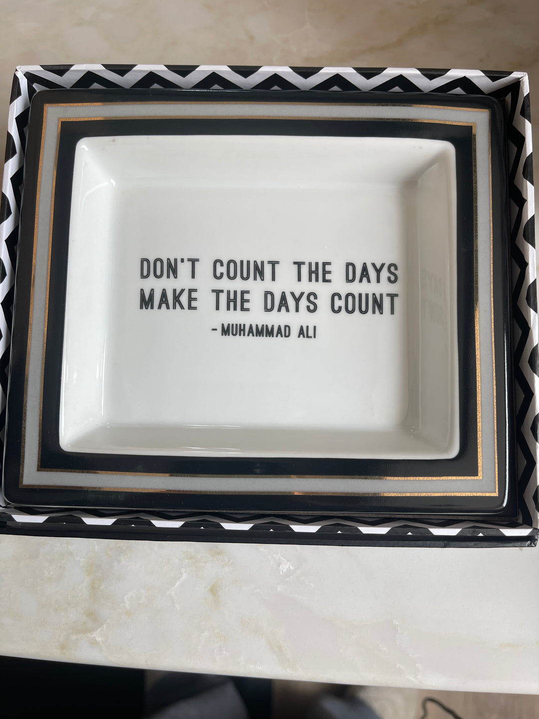 Wise Sayings Porcelain Tray