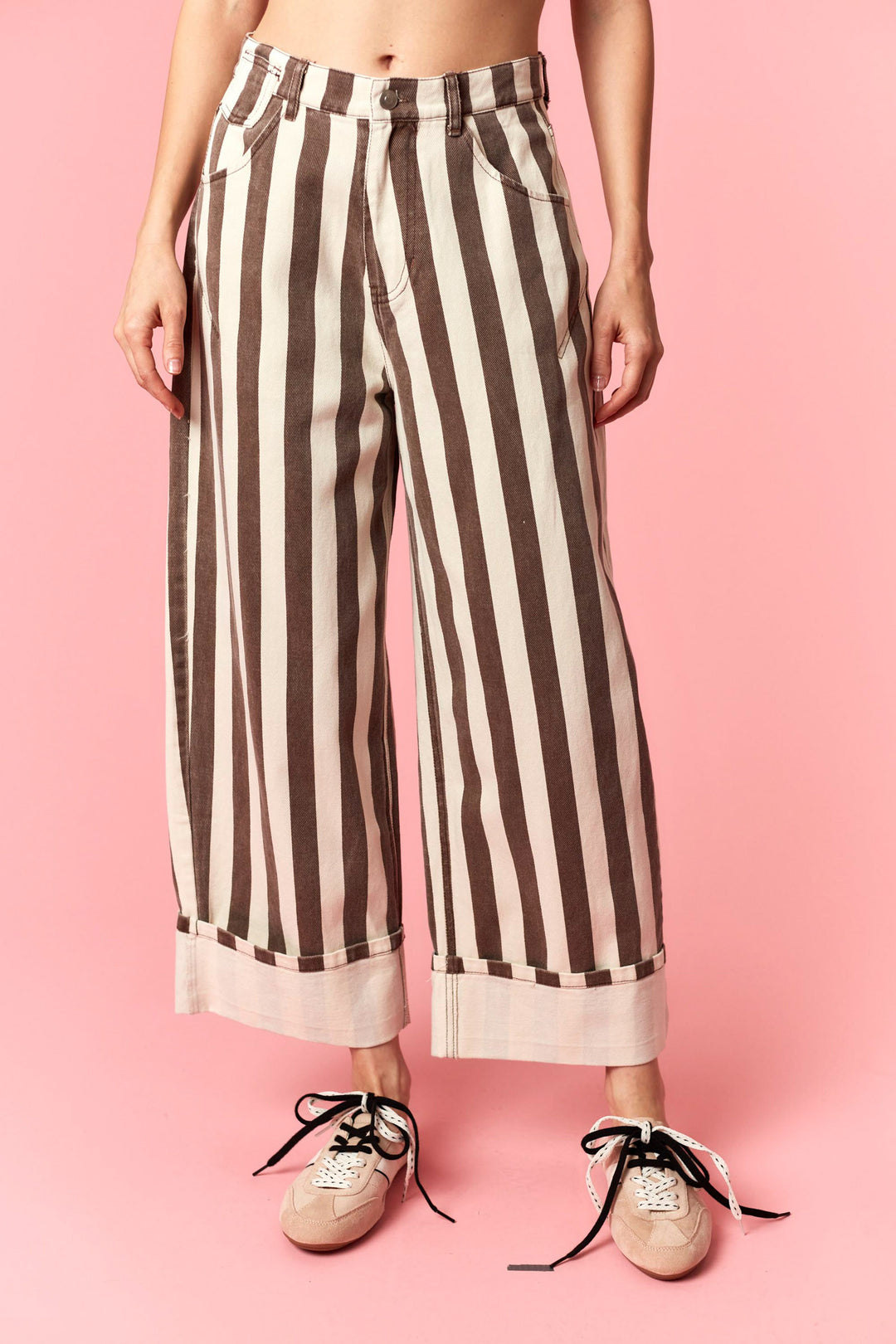 Boardwalk Stripe Wide Leg Pants