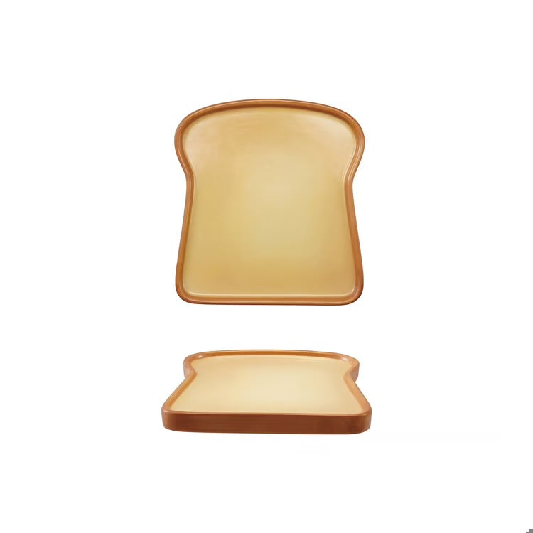 Golden Toast Charm Plate