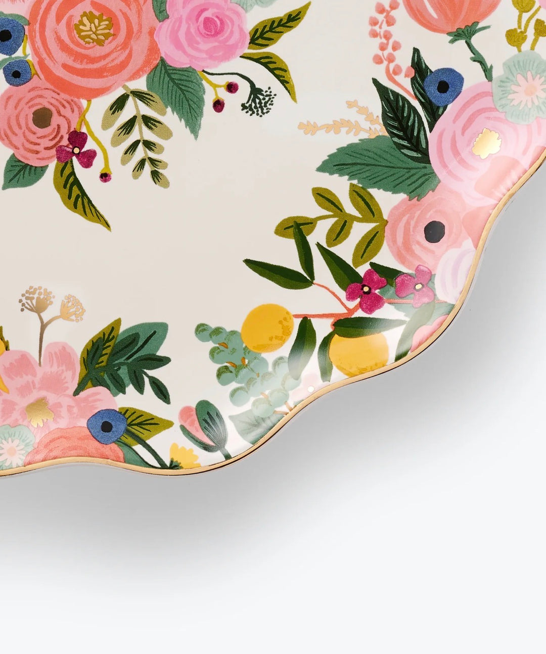 Garden Party Floral Pedestal Cake Stand