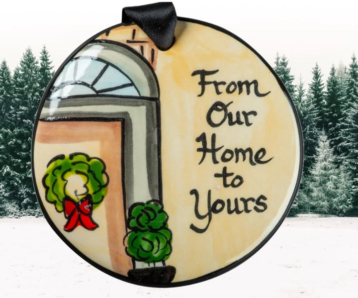 Hand Painted Disc Ornament Collection