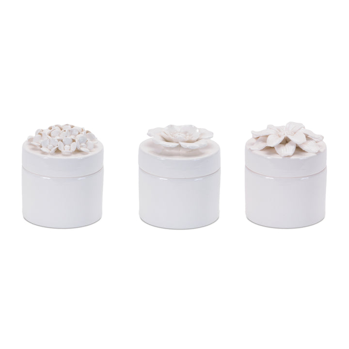 Ivory Bloom Keepsake Boxes