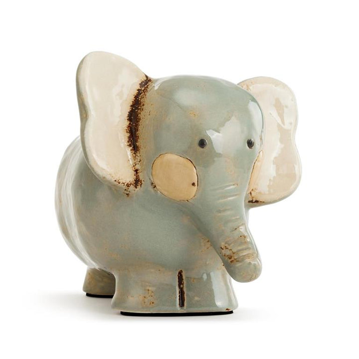 Vintage Glaze Elephant Piggy Bank