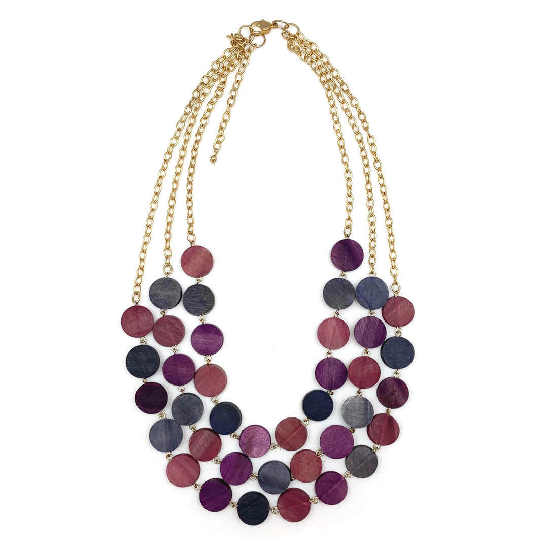 Omala Disc Statement Necklace