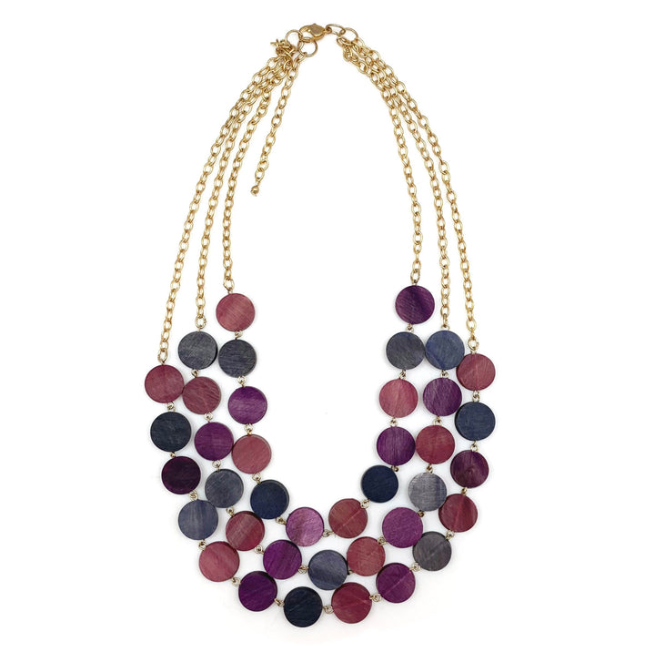 Omala Disc Statement Necklace