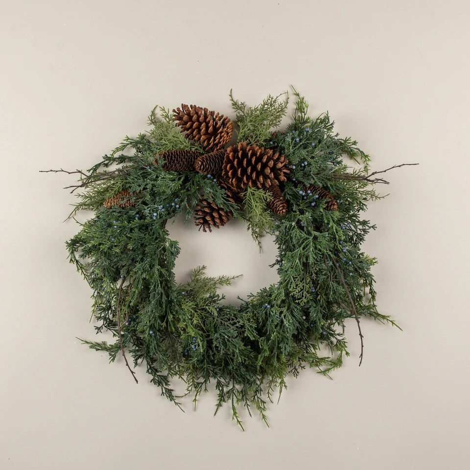 Woodland Cedar & Berry Wreath