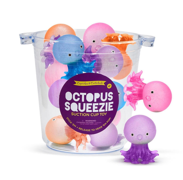 Suction Glitter Octopus Squishy
