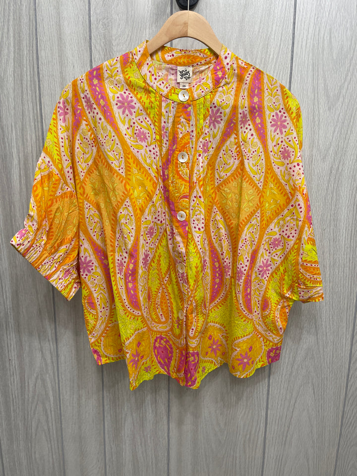 80s Flower Power Top