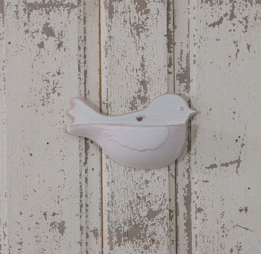Stoneware Bird Wall Pocket