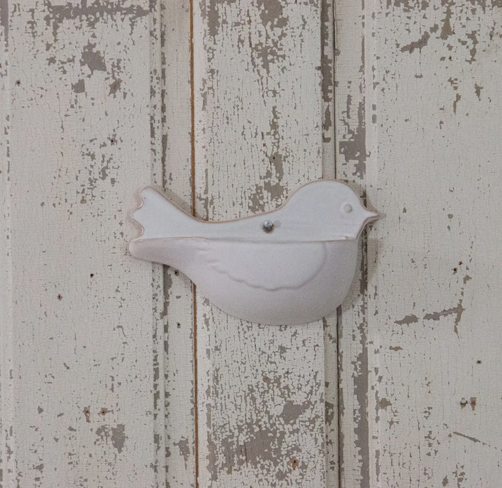 Stoneware Bird Wall Pocket
