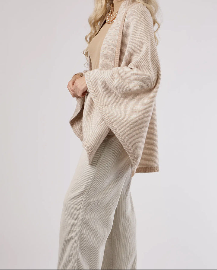 Luxe Textured Knit Wrap