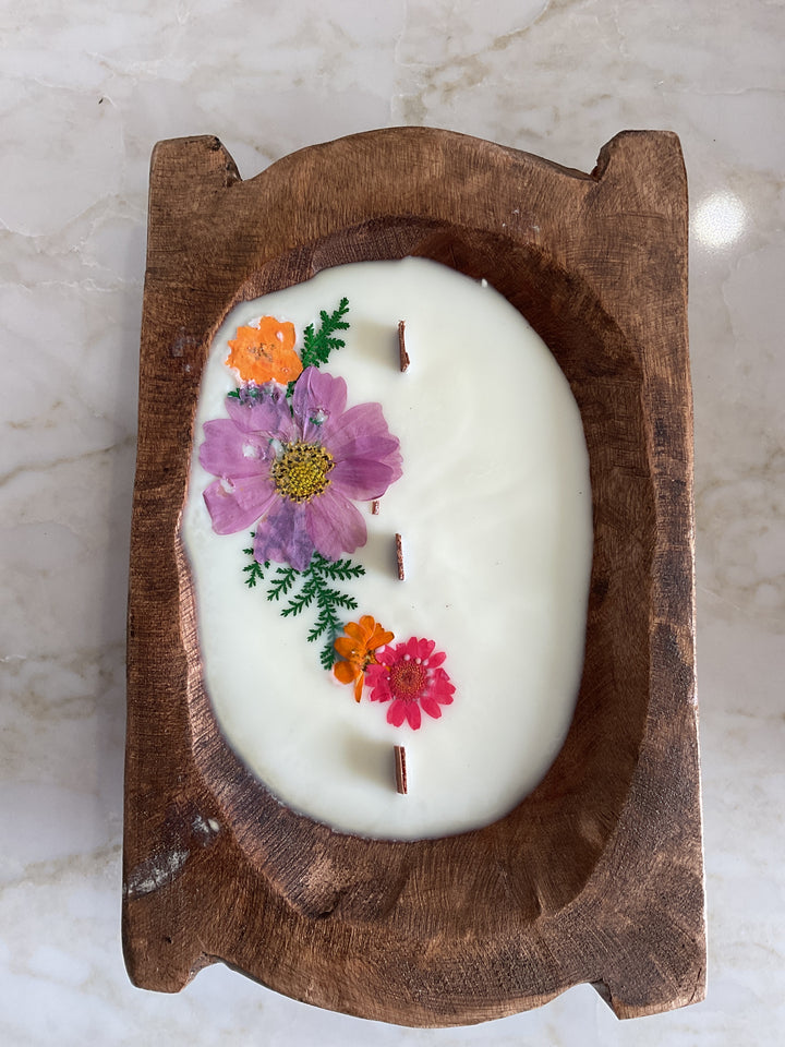 Dough Bowl Hand Poured Candle - Small