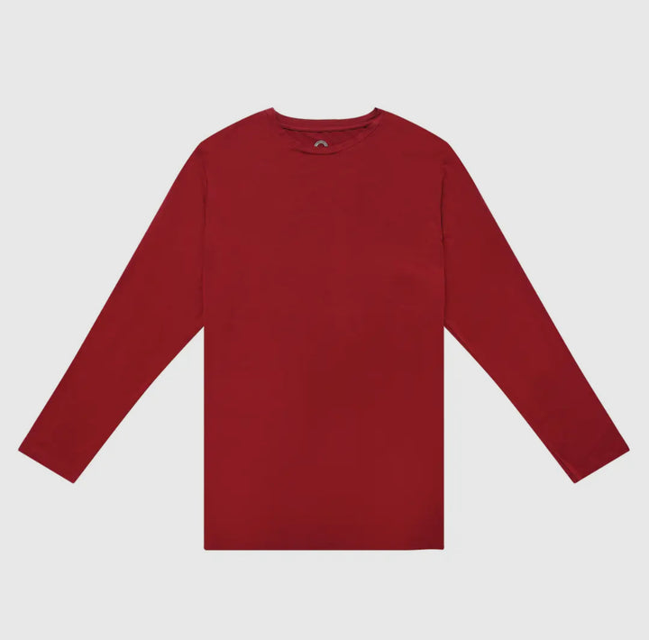 Dark Red Bamboo Top
