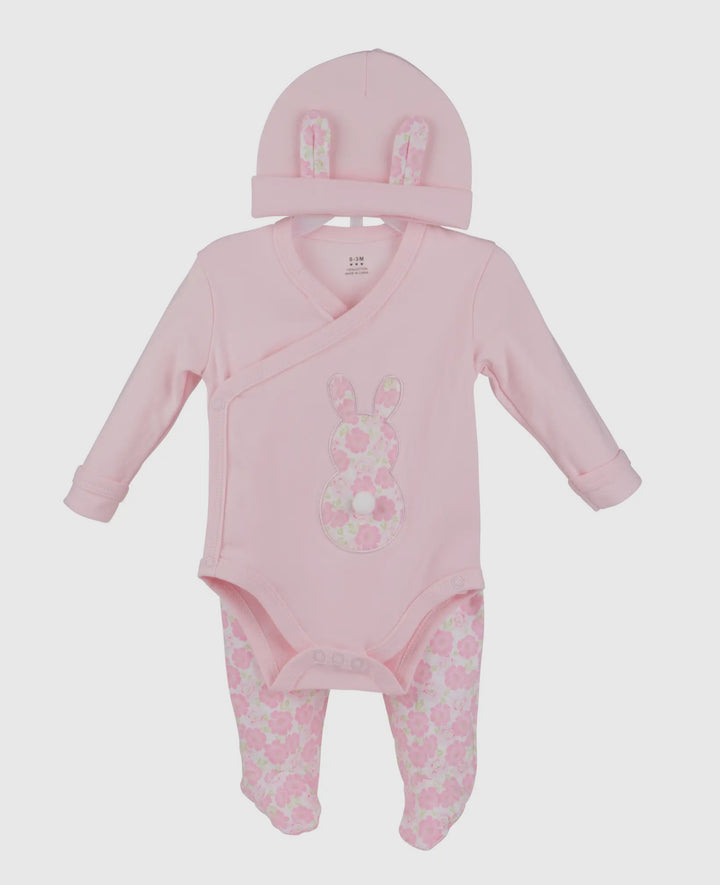 Blushing Bunny Layette Set