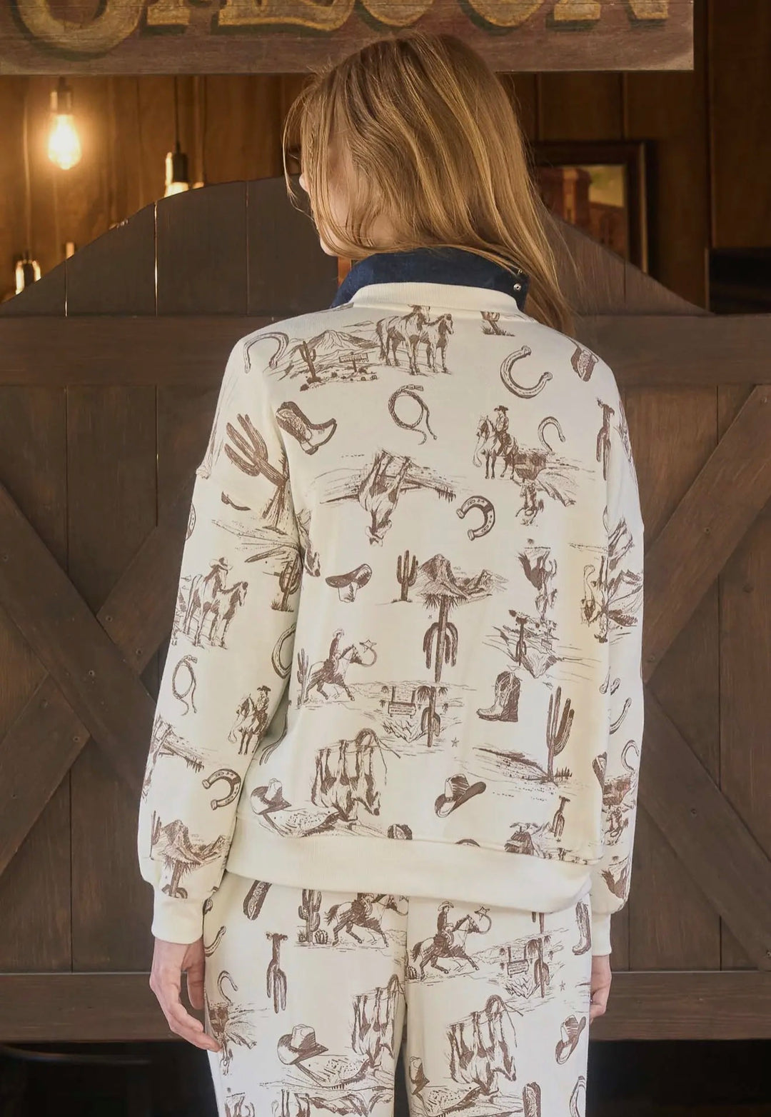 High Noon Western Pullover