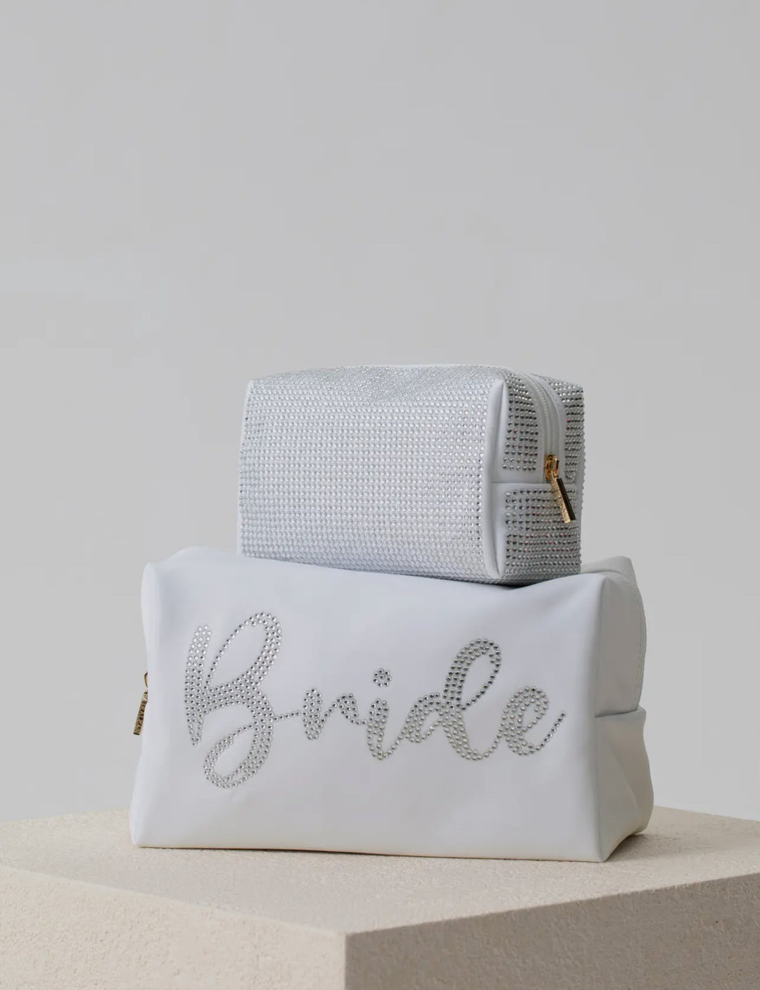 Bedazzled Bride Zipper Pouch