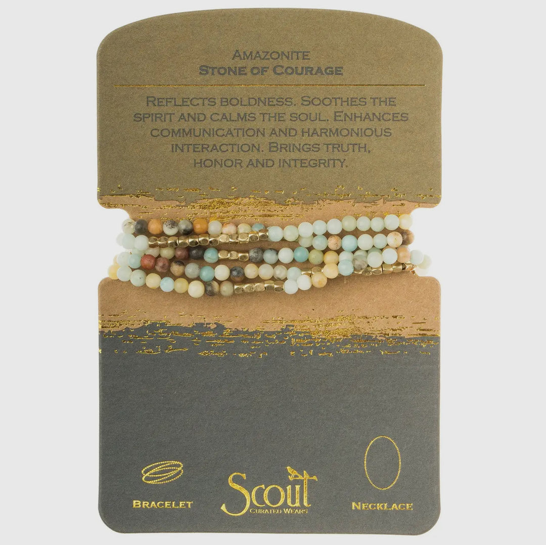 Stone Wrap Bracelet/Necklace