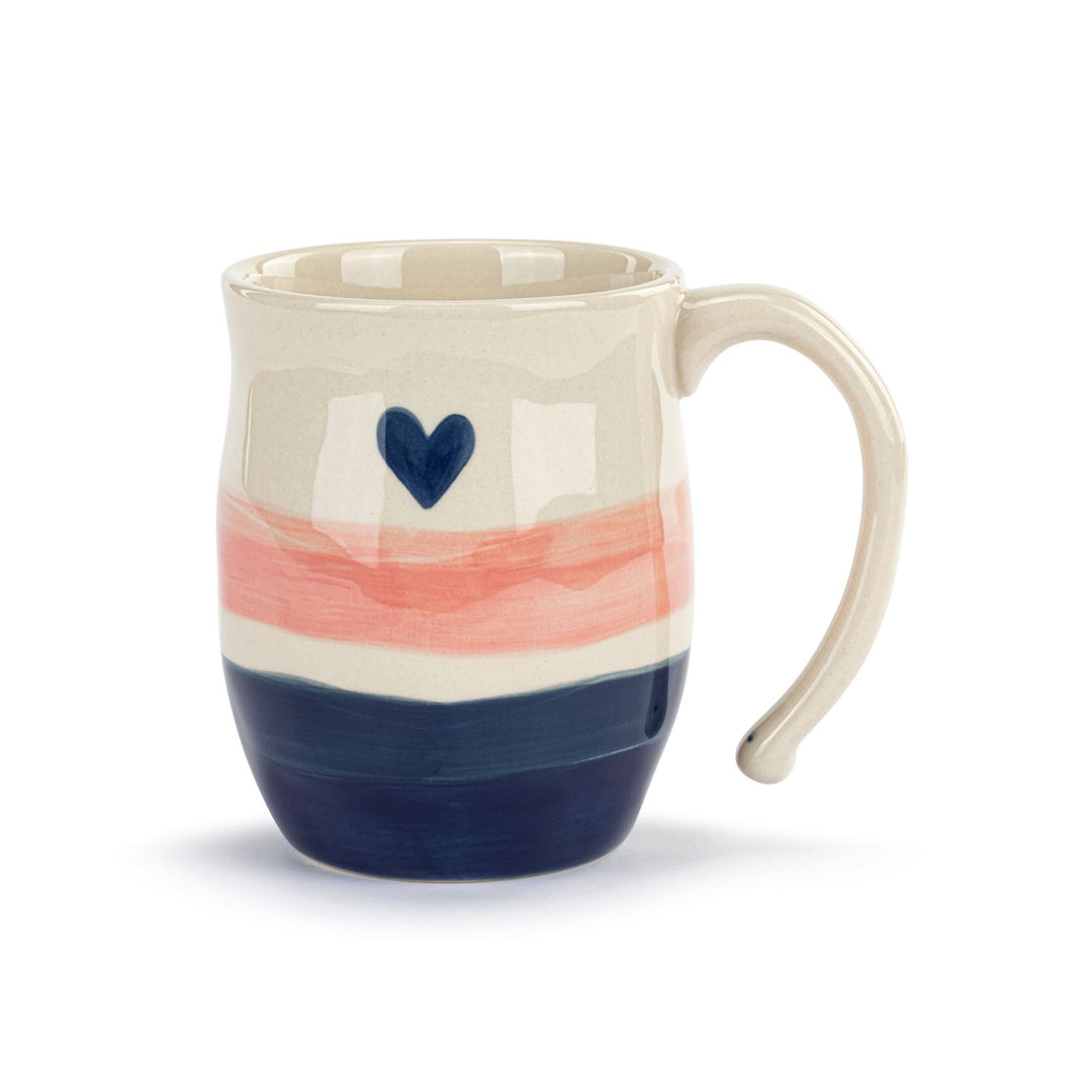 Warm Heart Mug with Cozy Sleeve