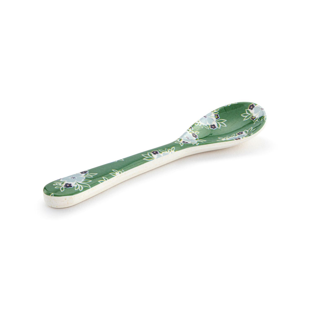Blue Patterned Melamine Spoon Set