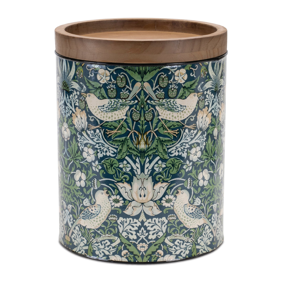 Iron and Wood Canister