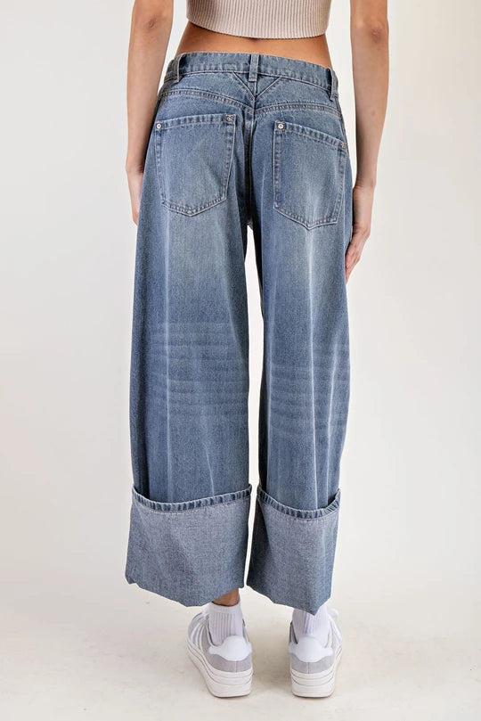 Roll With It Wide Leg Jeans