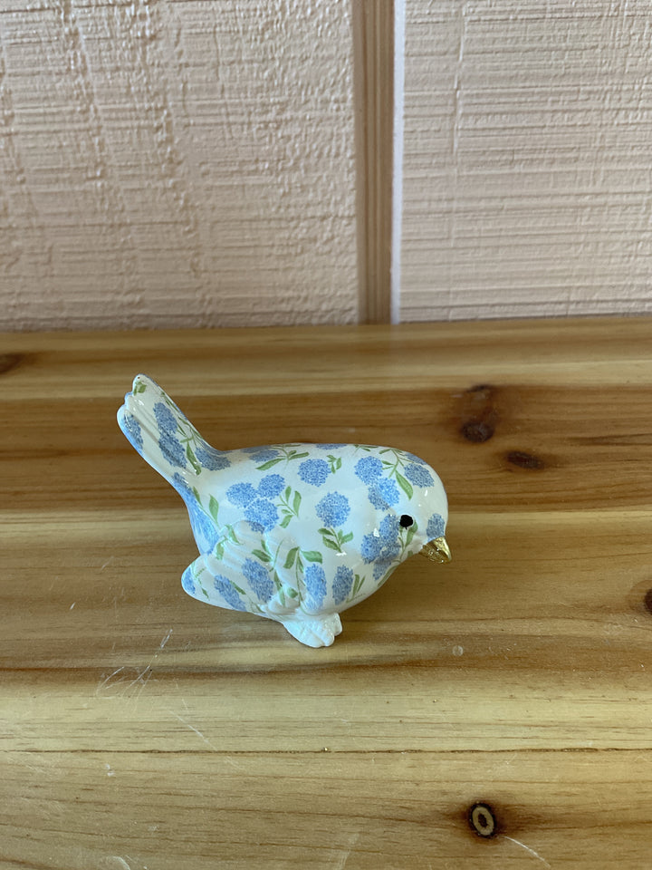 Blue Hydrangea Bird
