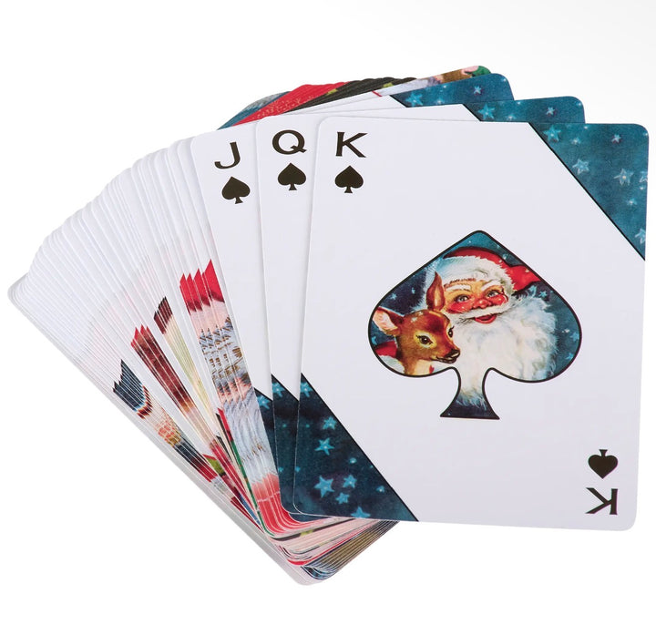 Vintage Santa Playing Cards – 54-Card Set