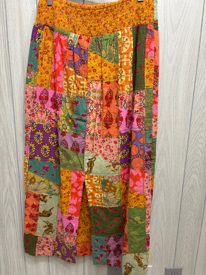Wanderlust Patchwork Maxi Skirt