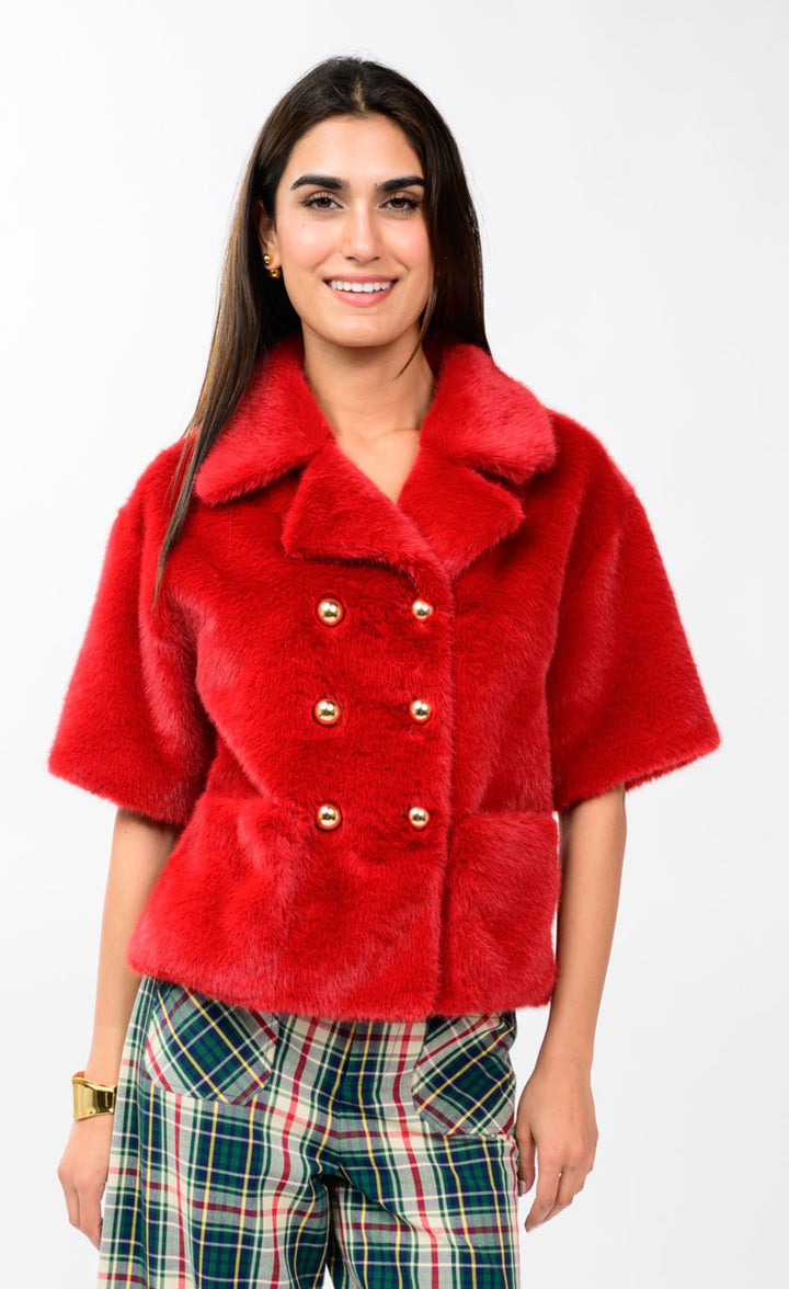 Scarlet Luxe Faux Fur Jacket