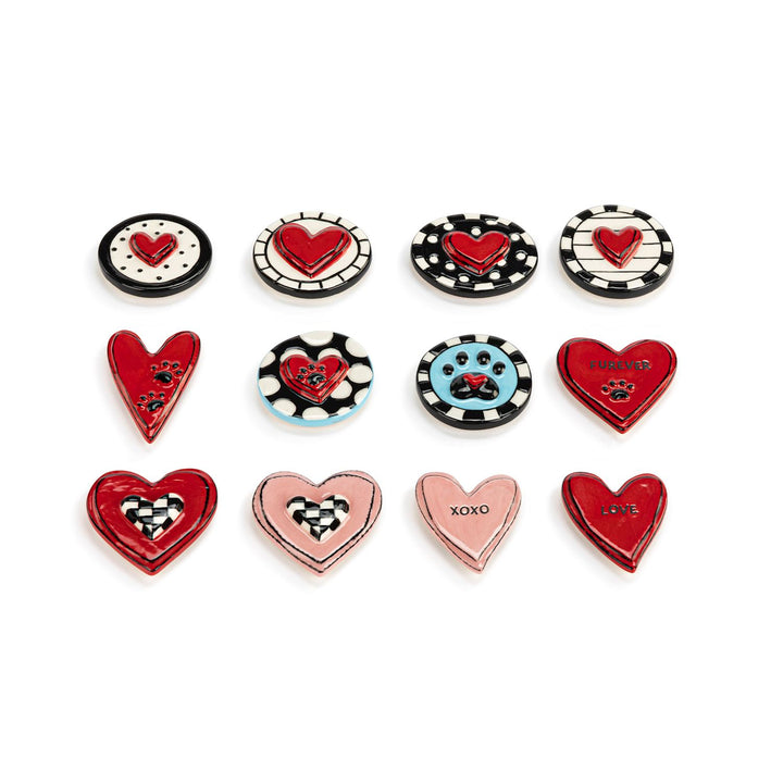 Heartful Home Ceramic Magnets