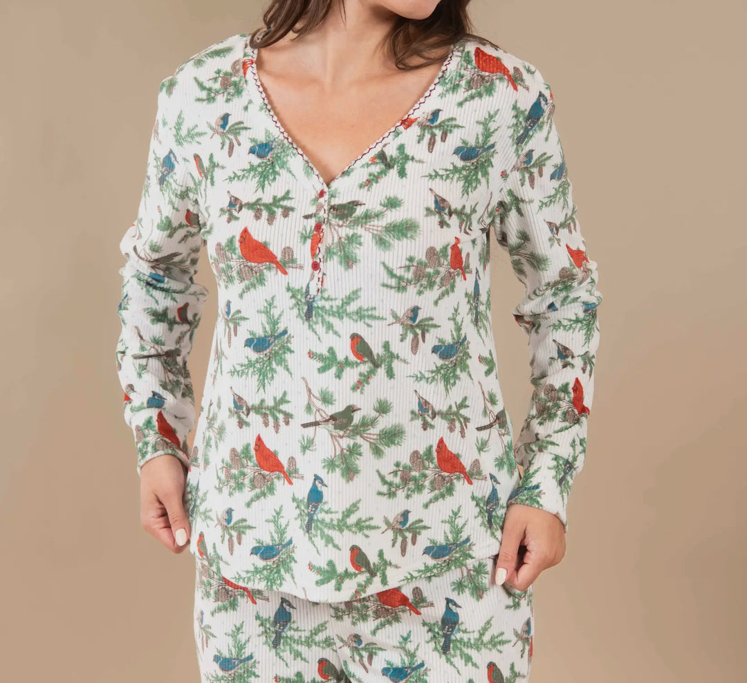 Winter Birds Pajamas