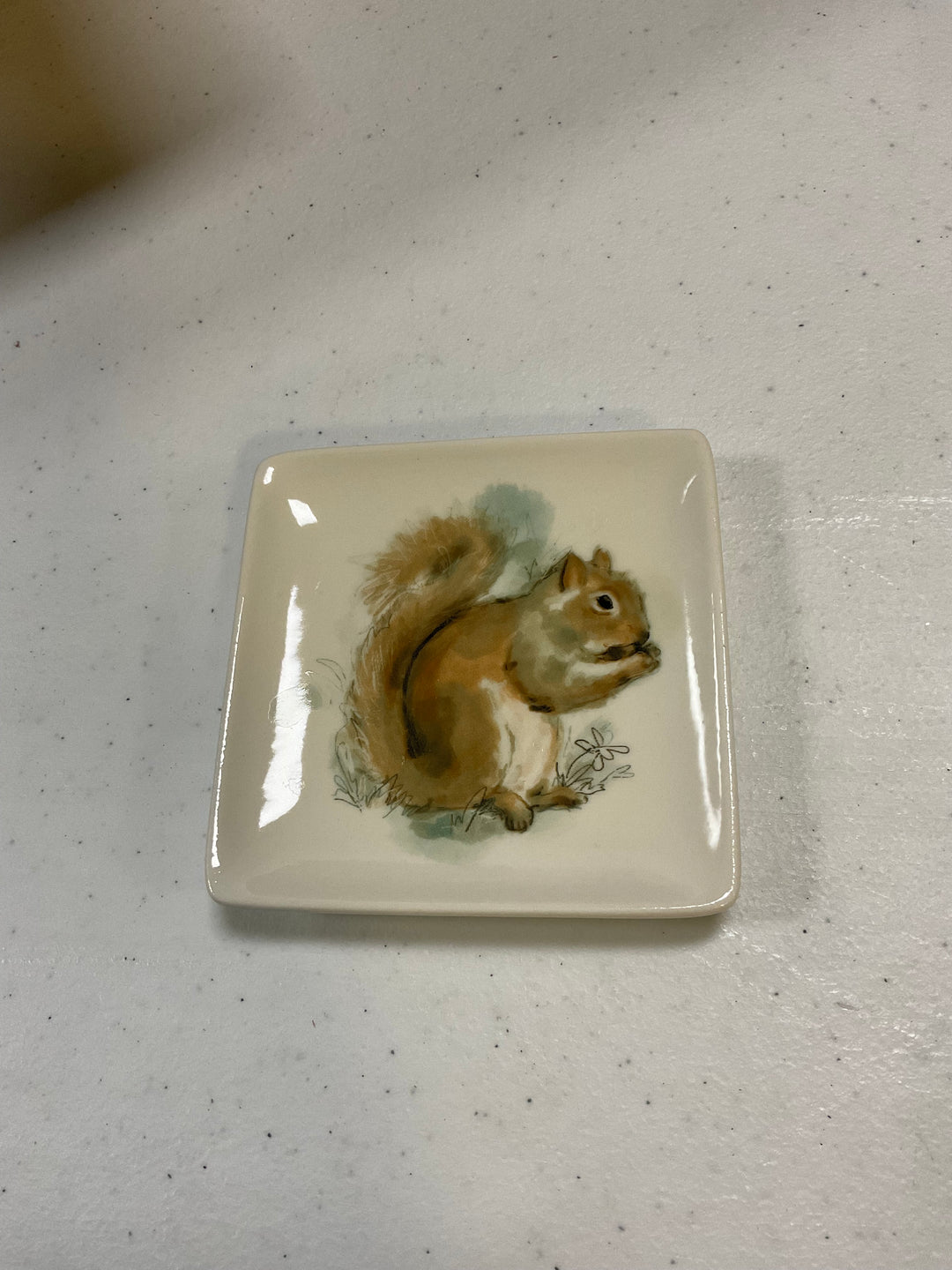 Woodland Critter Stoneware Dish