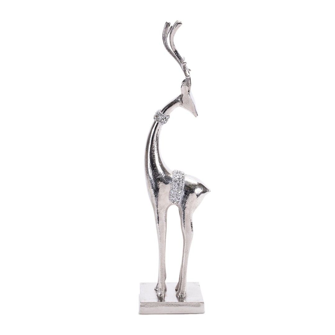 Woodland Elegance Aluminum Deer – 18″