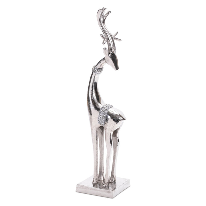 Woodland Elegance Aluminum Deer – 18″