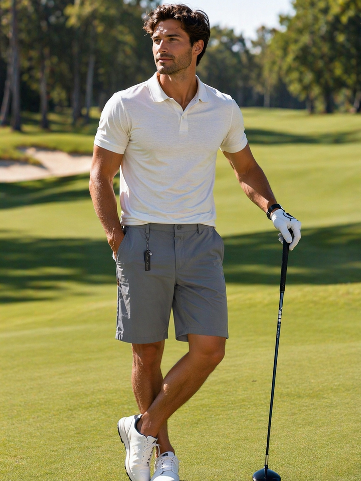 Fairway Ready Performance Shorts – Steel Gray